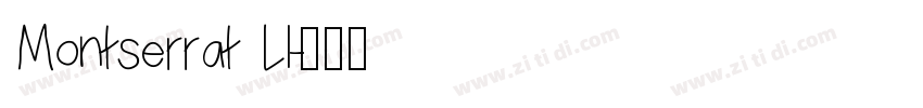 Montserrat LI字体转换